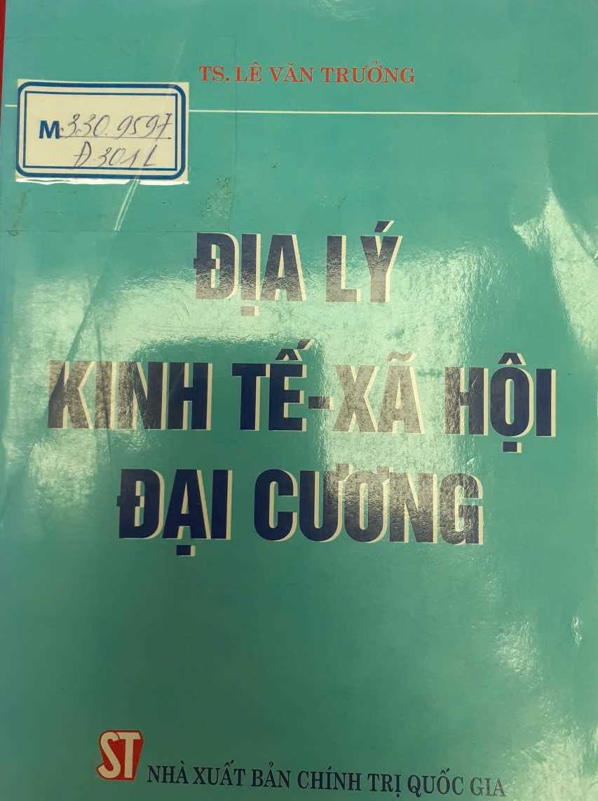 Địa lý kinh tế – xã hội đại cương